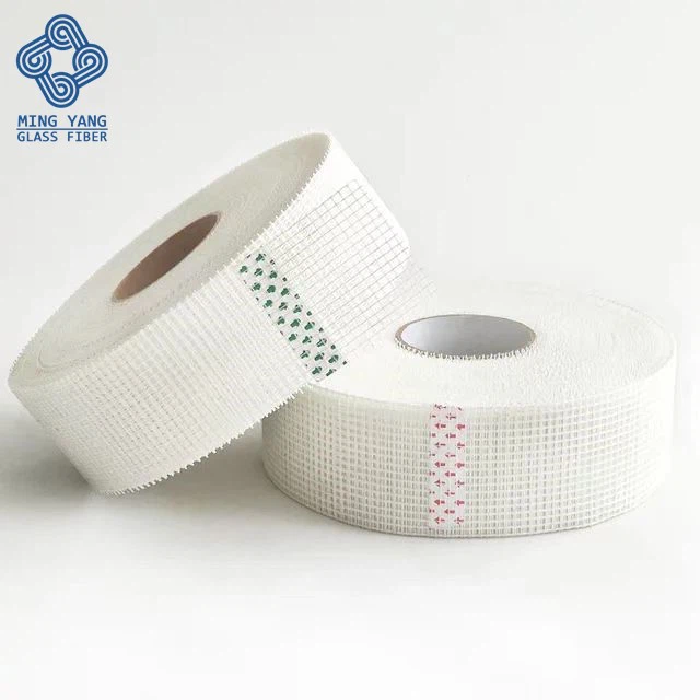 Self Adhesive Fiberglass Drywall Joint Mesh Tape With Soft Flexible Alkali Resistant Wall Material